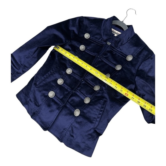 Free People Navy Blazer with Silver Buttons - Picture 9 of 11